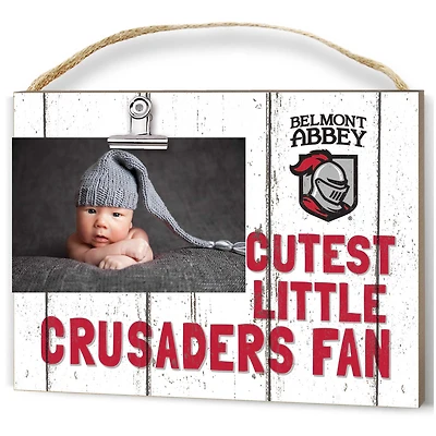 Belmont Abbey Crusaders 8'' x 10'' Cutest Little Weathered Logo Clip Photo Frame