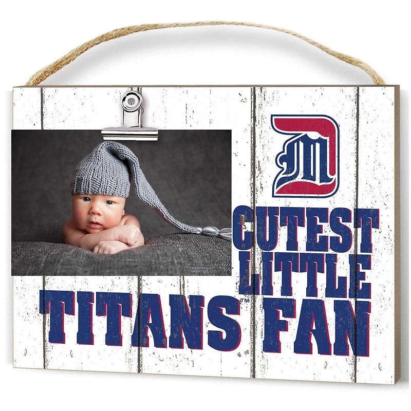 Detroit Mercy Titans 8'' x 10'' Cutest Little Weathered Logo Clip Photo Frame