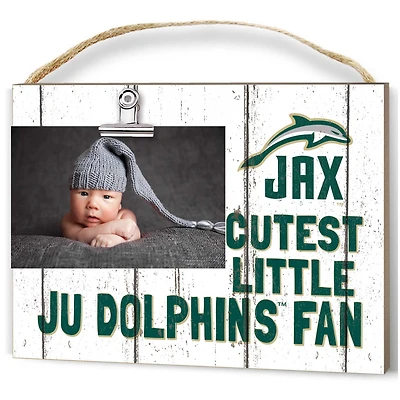 JU Dolphins 8'' x 10'' Cutest Little Weathered Logo Clip Photo Frame