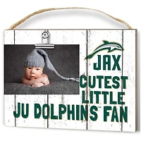 JU Dolphins 8'' x 10'' Cutest Little Weathered Logo Clip Photo Frame