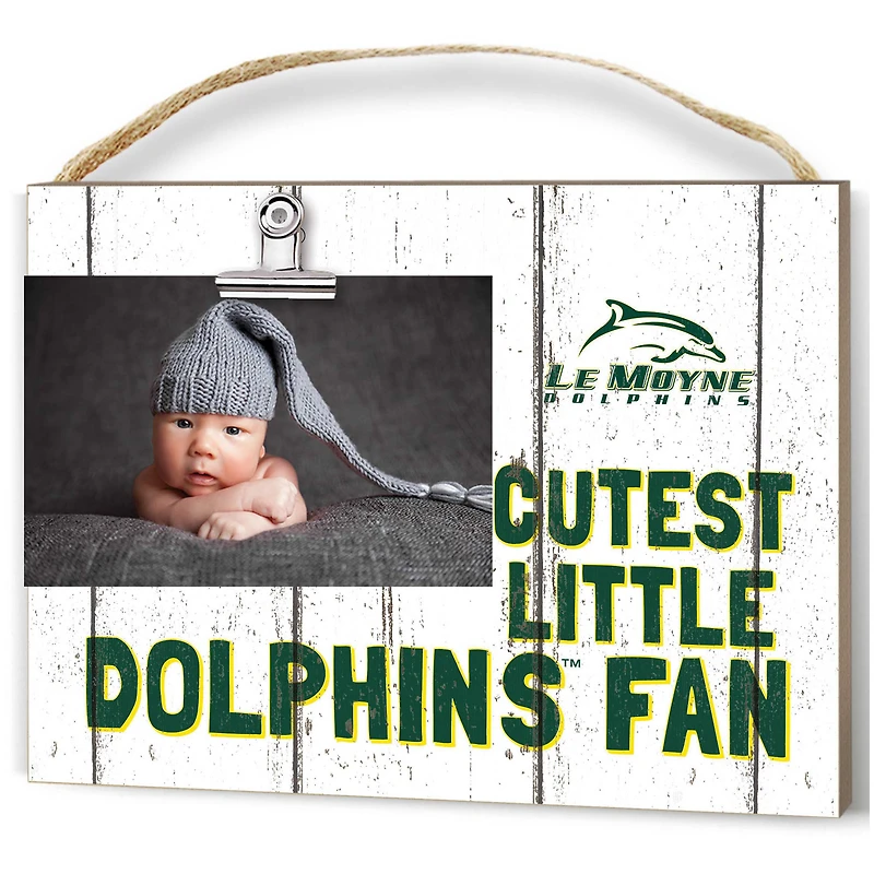Le Moyne Dolphins 8'' x 10'' Cutest Little Weathered Logo Clip Photo Frame
