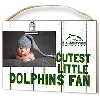 Le Moyne Dolphins 8'' x 10'' Cutest Little Weathered Logo Clip Photo Frame