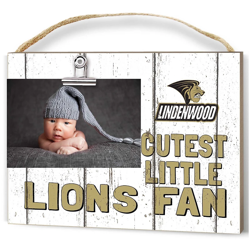 Lindenwood Lions 8'' x 10'' Cutest Little Weathered Logo Clip Photo Frame