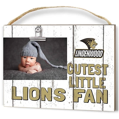 Lindenwood Lions 8'' x 10'' Cutest Little Weathered Logo Clip Photo Frame