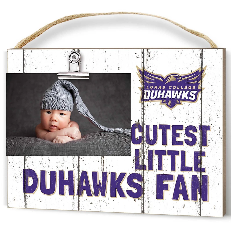 Loras College Duhawks 8'' x 10'' Cutest Little Weathered Logo Clip Photo Frame
