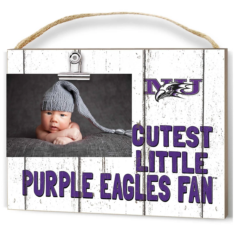Niagara Purple Eagles 8'' x 10'' Cutest Little Weathered Logo Clip Photo Frame