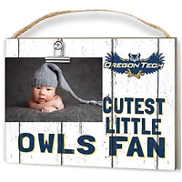 Oregon Tech Hustlin' Owls 8'' x 10'' Cutest Little Weathered Logo Clip Photo Frame