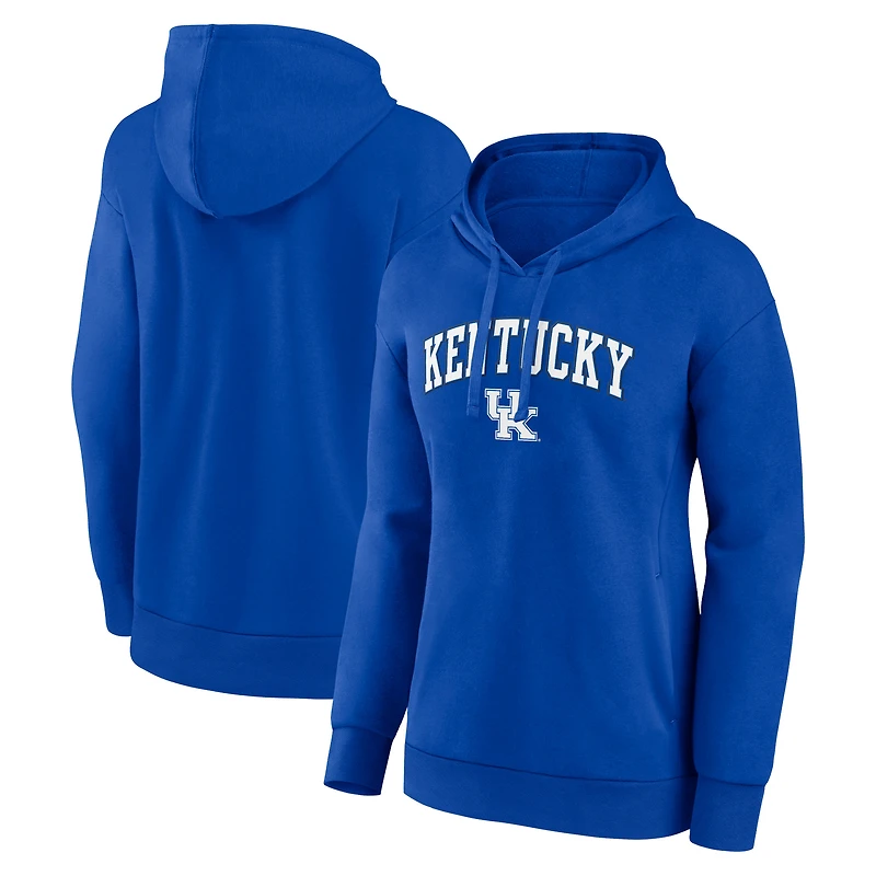 Women's Fanatics Royal Kentucky Wildcats Campus Pullover Hoodie