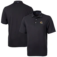 Men's Cutter & Buck  Black San Francisco 49ers Helmet Virtue Eco Pique Recycled Polo