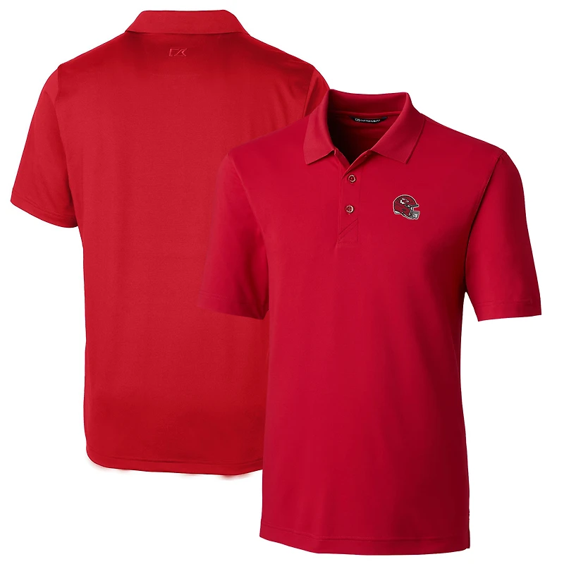 Men's Cutter & Buck  Red Kansas City Chiefs Helmet Forge Stretch Polo