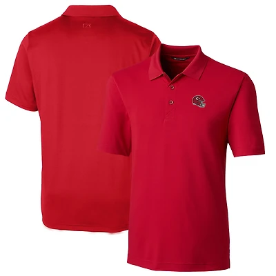 Men's Cutter & Buck  Red Kansas City Chiefs Helmet Forge Stretch Polo