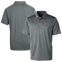 Men's Cutter & Buck  Gray San Francisco 49ers Helmet Prospect Textured Stretch Polo