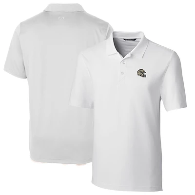 Men's Cutter & Buck  White New Orleans Saints Helmet Forge Stretch Polo