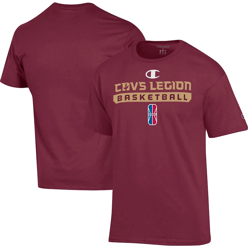 Unisex Champion Wine Cavs Legion GC On-Court 2K League Authentic Practice T-Shirt