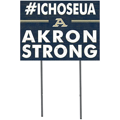 Akron Zips 18" x 24" Yard Sign