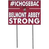 Belmont Abbey Crusaders 18" x 24" Yard Sign