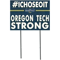 Oregon Tech Hustlin' Owls 18" x 24" Yard Sign
