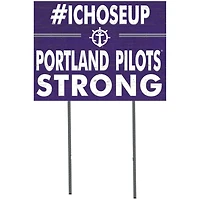 Portland Pilots 18" x 24" Yard Sign