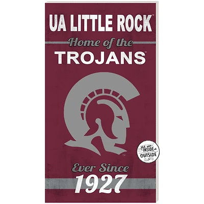 Arkansas Little Rock Trojans 11'' x 20'' Indoor/Outdoor Home Of The Sign