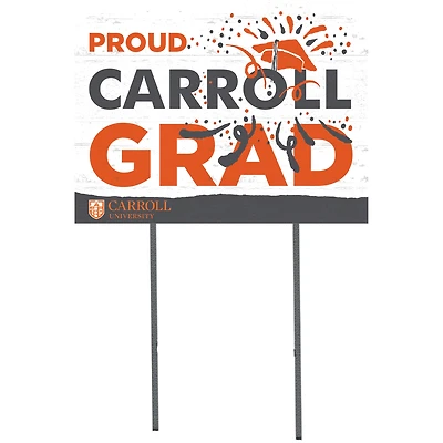 Carroll University Pioneers 18" x 24" Yard Sign