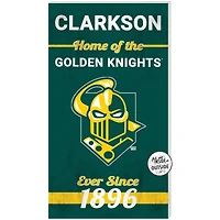 Clarkson Golden Knights 11'' x 20'' Indoor/Outdoor Home Of The Sign