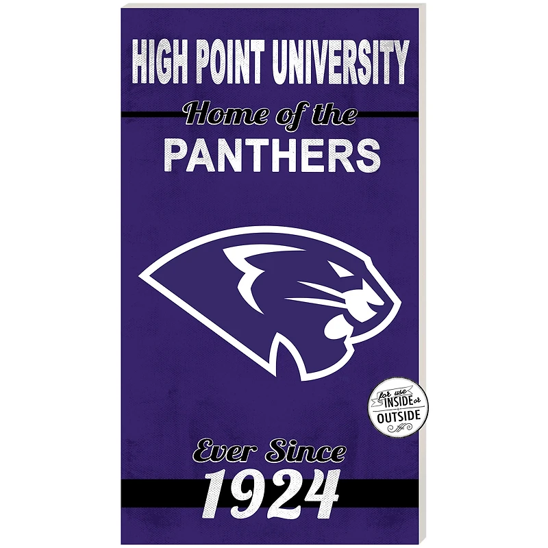 High Point Panthers 11'' x 20'' Indoor/Outdoor Home Of The Sign