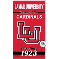 Lamar Cardinals 11'' x 20'' Indoor/Outdoor Home Of The Sign