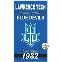 Lawrence Technological University Blue Devils 11'' x 20'' Indoor/Outdoor Home Of The Sign