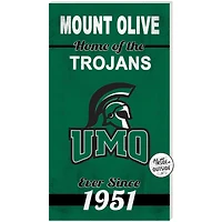 Mount Olive Trojans 11'' x 20'' Indoor/Outdoor Home Of The Sign