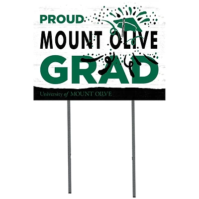 Mount Olive Trojans 18" x 24" Yard Sign