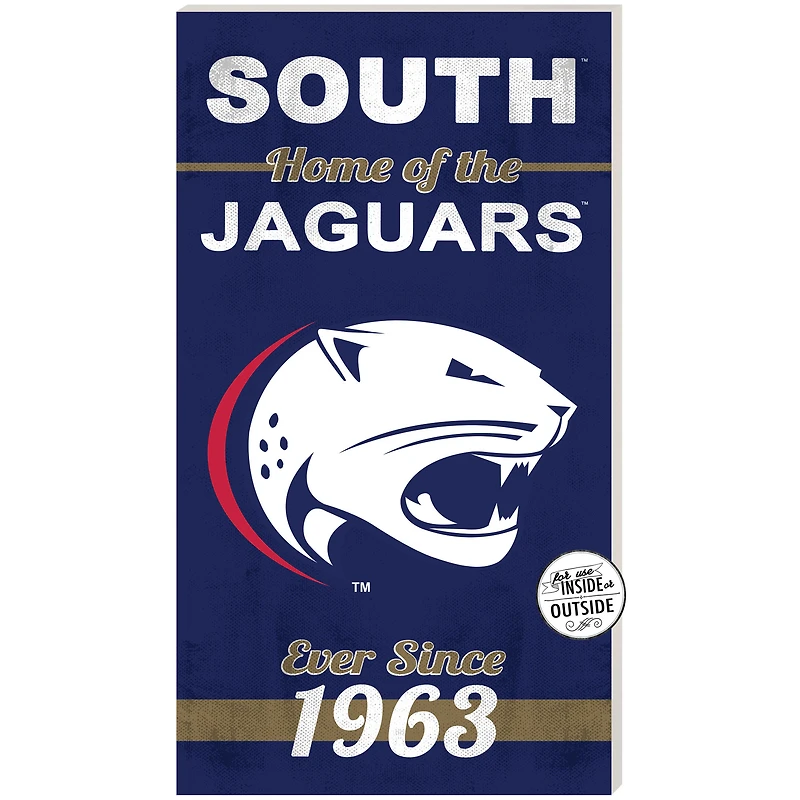 South Alabama Jaguars 11'' x 20'' Indoor/Outdoor Home Of The Sign