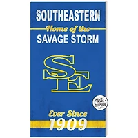 Southeastern Oklahoma State Savage Storm 11'' x 20'' Indoor/Outdoor Home Of The Sign