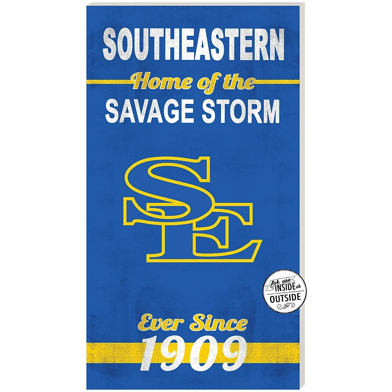 Southeastern Oklahoma State Savage Storm 11'' x 20'' Indoor/Outdoor Home Of The Sign