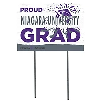 Niagara Purple Eagles 18" x 24" Yard Sign