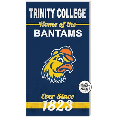Trinity Bantams 11'' x 20'' Indoor/Outdoor Home Of The Sign
