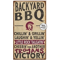 Arkansas Little Rock Trojans 11'' x 20'' Indoor/Outdoor BBQ Sign