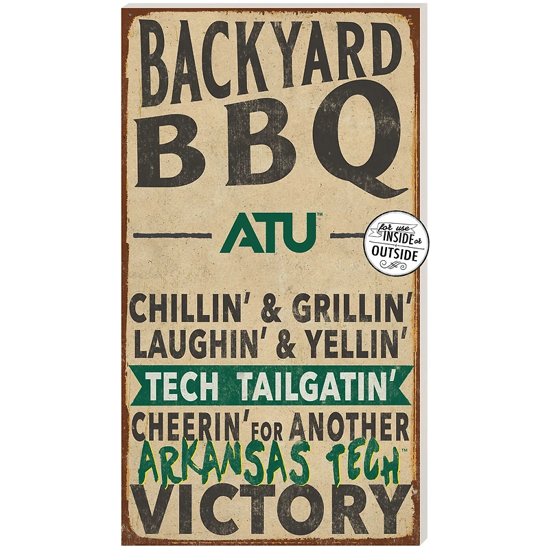 Arkansas Tech Wonder Boys 11'' x 20'' Indoor/Outdoor BBQ Sign