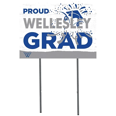 Wellesley Blue 18" x 24" Yard Sign