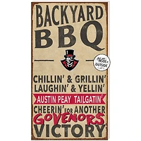 Austin Peay State Governors 11'' x 20'' Indoor/Outdoor BBQ Sign