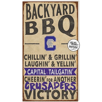 Capital University Comets 11'' x 20'' Indoor/Outdoor BBQ Sign