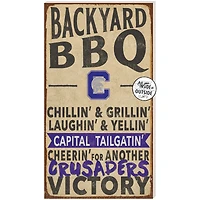 Capital University Comets 11'' x 20'' Indoor/Outdoor BBQ Sign