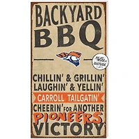 Carroll University Pioneers 11'' x 20'' Indoor/Outdoor BBQ Sign