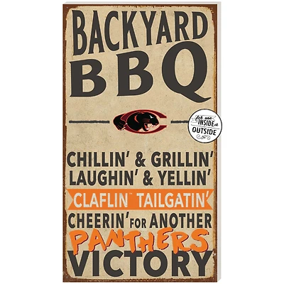 Claflin Panthers 11'' x 20'' Indoor/Outdoor BBQ Sign