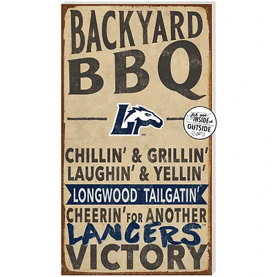 Longwood Lancers 11'' x 20'' Indoor/Outdoor BBQ Sign