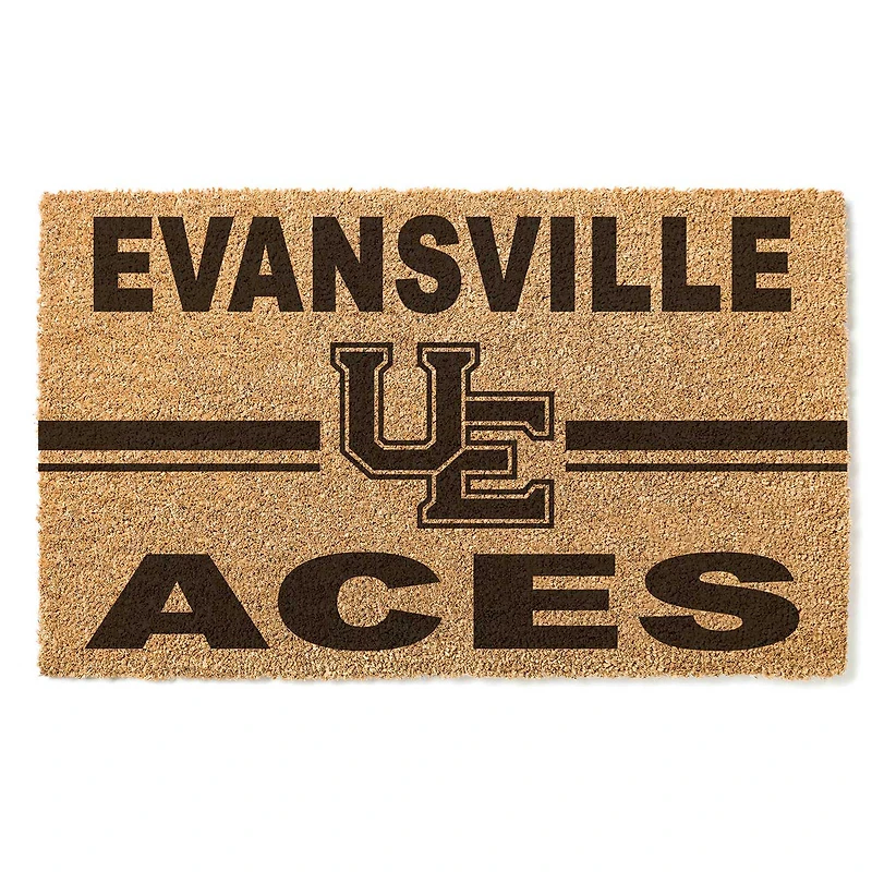 Evansville Purple Aces 18" x 30" Team Logo Doormat