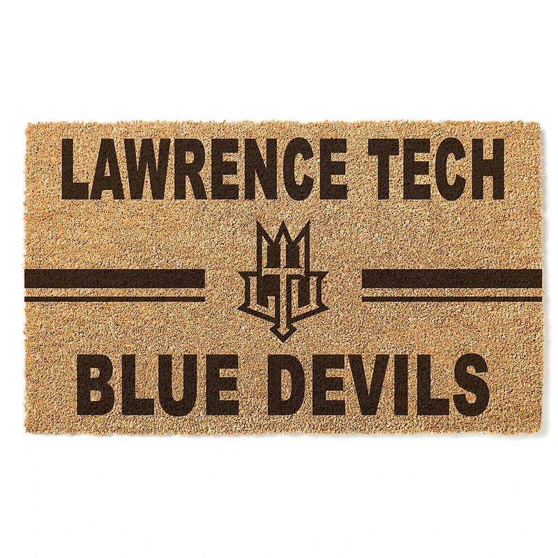Lawrence Technological University Blue Devils 18" x 30" Team Logo Doormat