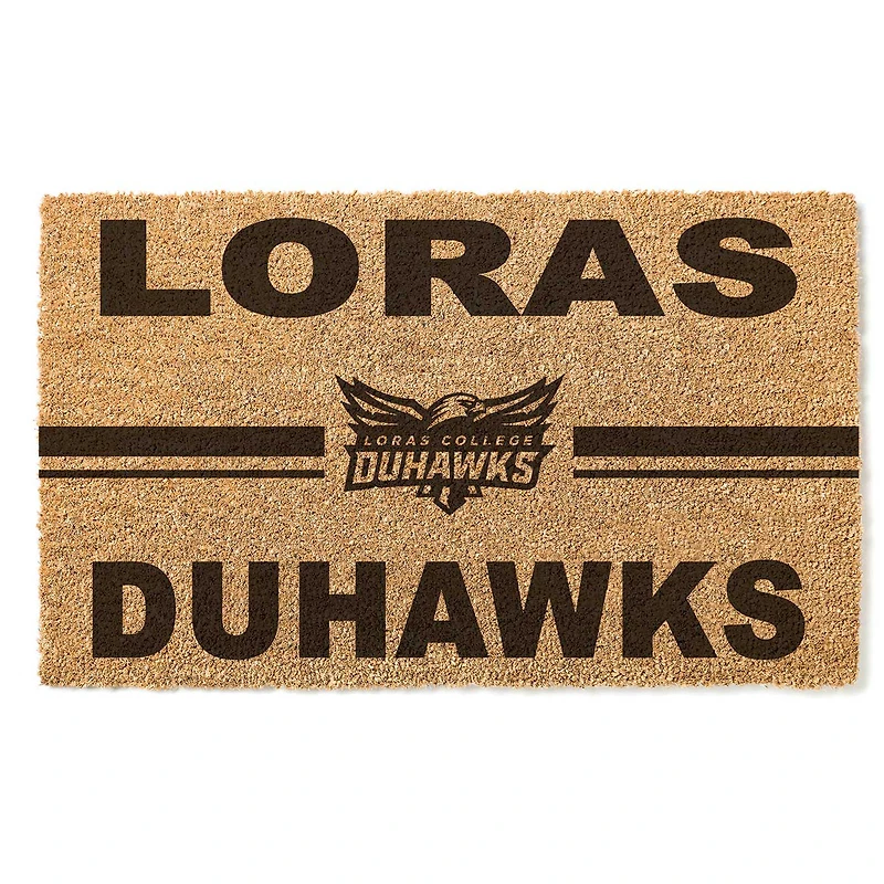Loras College Duhawks 18" x 30" Team Logo Doormat