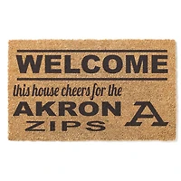 Akron Zips 18" x 30" Welcome Doormat