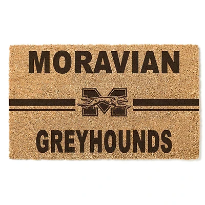 Moravian Greyhounds 18" x 30" Team Logo Doormat