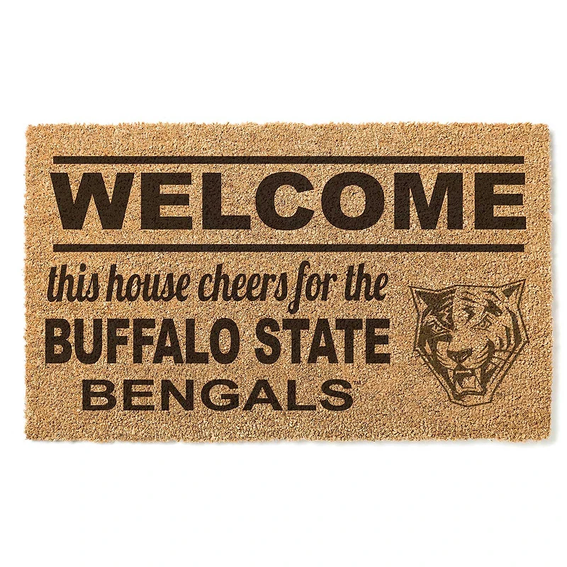 Buffalo State Bengals 18" x 30" Welcome Doormat